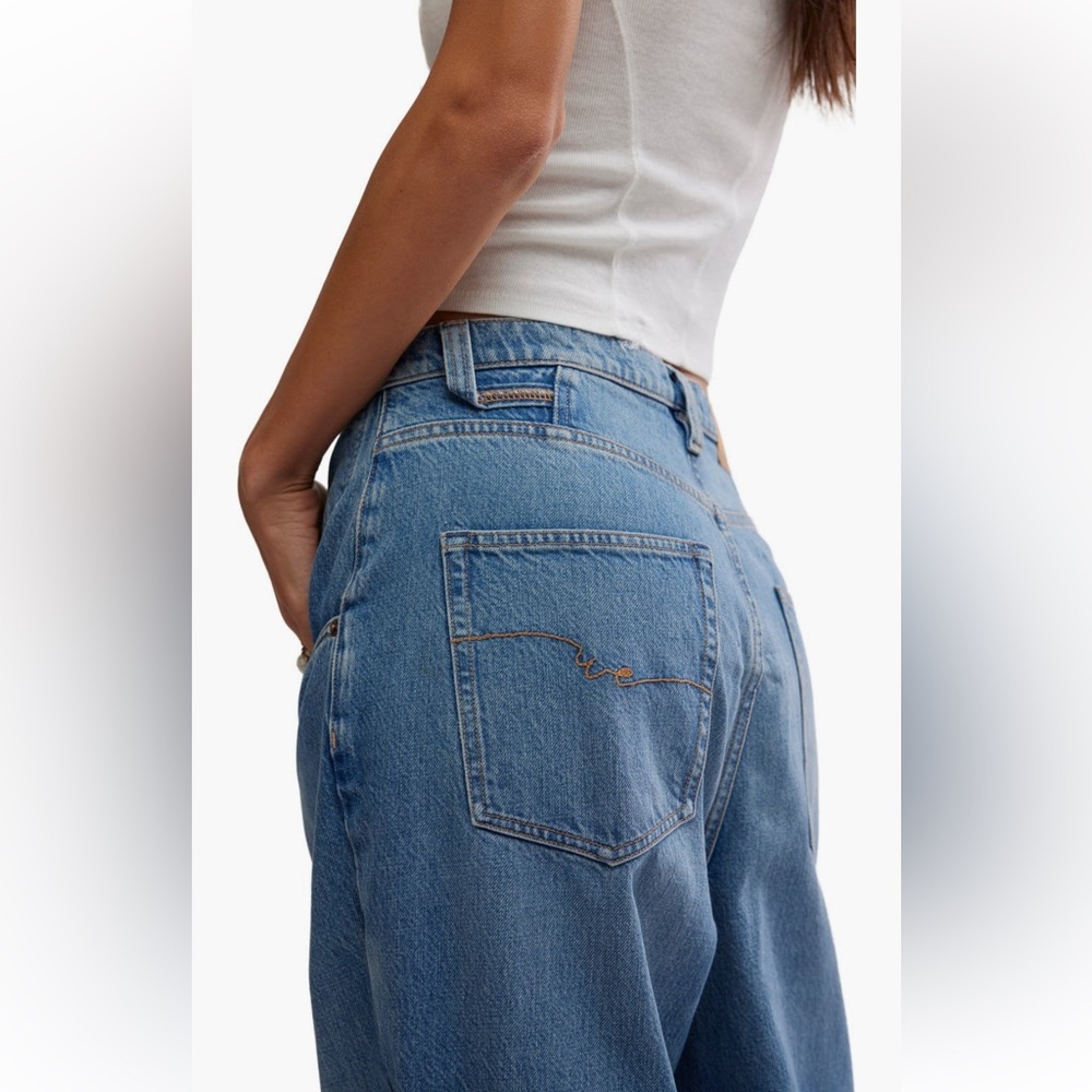Free People We The Free Eden High Slouchy Jeans Homefree Size 29 $148 Retail NWT - Picture 8 of 13
